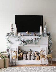 Ideas para decorar Chimeneas en Navidad