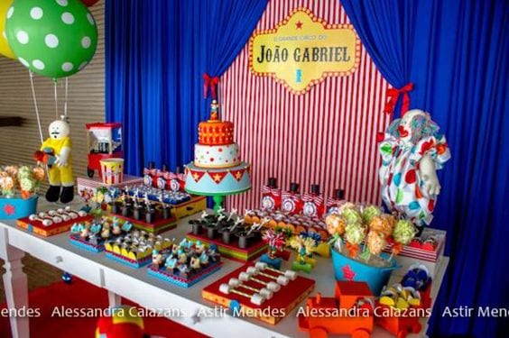 Decoracion Cumpleaños Circo 1 Añito – Decoraciones Tematicas
