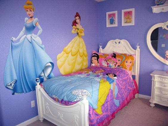 Decoracion de habitacion infantil de princesas (19) | Curso de