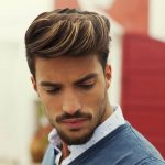 cortes de cabello para hombres franja ondulada + alto desvanecimiento - wavy fringe + high fade (3)