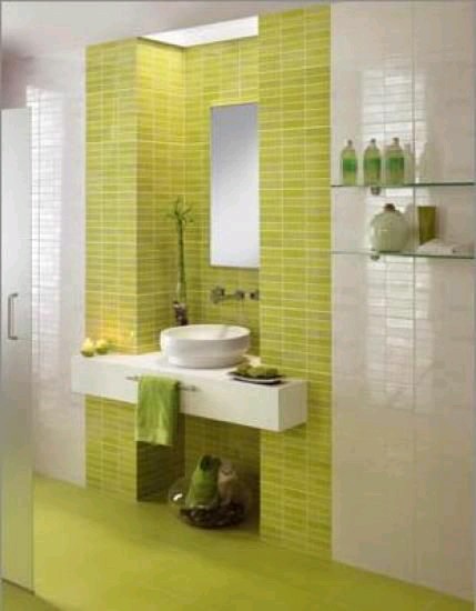 Diseños de baños a colores (5) | Curso de Organizacion del hogar y
