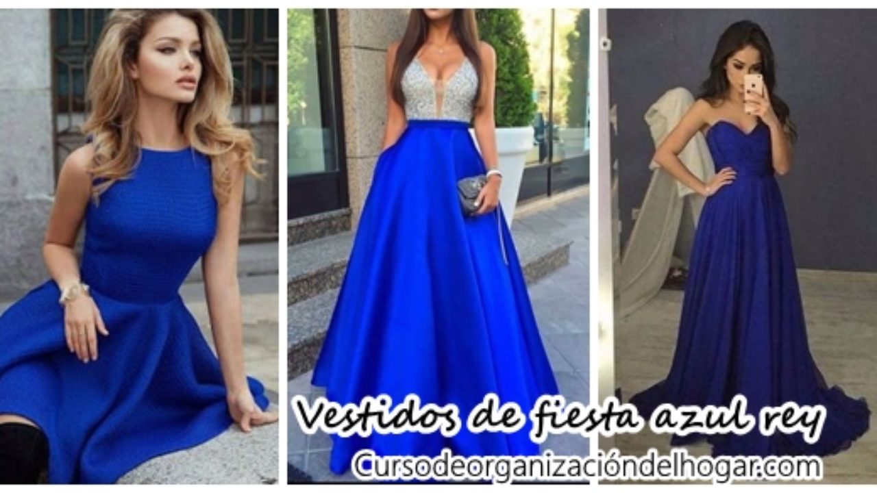 Vestido Azul Rey Para Fiesta De Dia Spain, SAVE 58% 