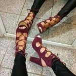 28 Diseños de zapatillas con tacón grueso
