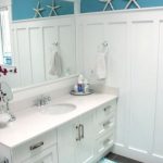 30 Diseños de baños decorados con azul turquesa