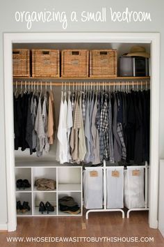 Closet ideal para recamaras pequeñas