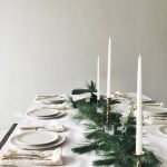 Decoración navideña minimalista