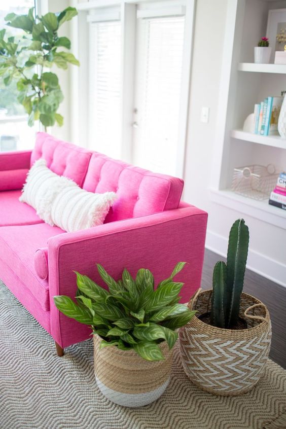 Mira como agregar el color rosa a la decoración de tu casa