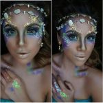 Maquillaje estilo mermaid ideal para Halloween 2017