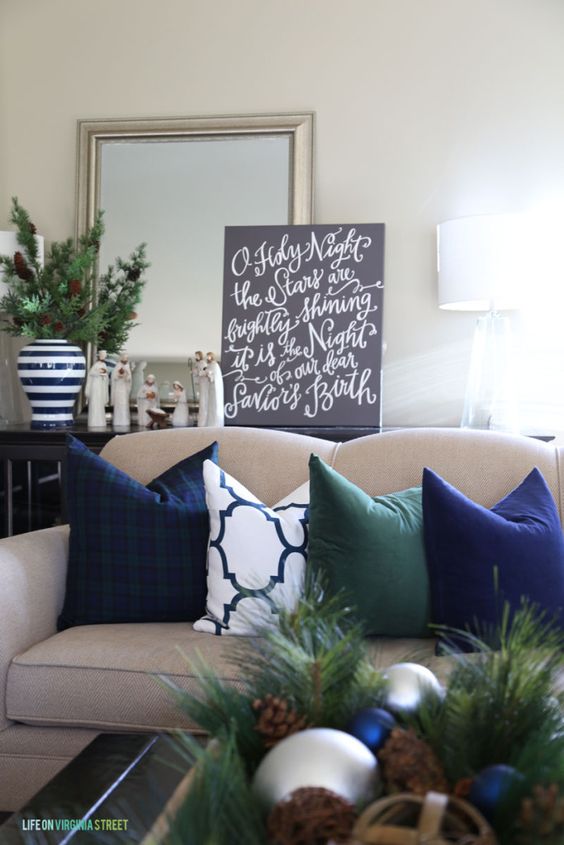 Como decorar tu sala esta navidad 2019 2020 (19) Curso de Organizacion del hogar y