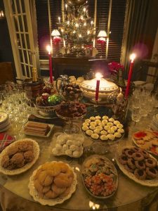 Mesas de postres para la cena de navidad 2017 - 2018 Te van a encantar (18)