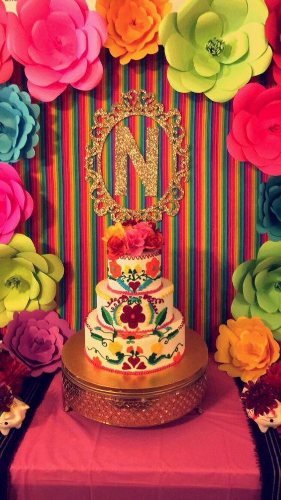 Diseños de pasteles con tema mexicano