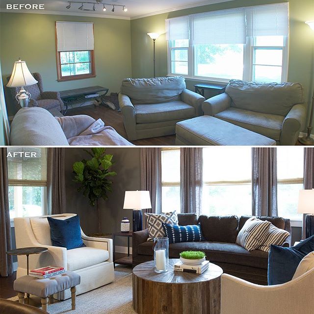 antes y despues de la remodelacion de una casa