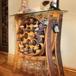 muebles rusticos de madera para bar en casa