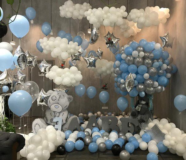 Bouquet de globos para baby showers