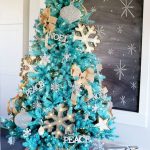 decoraciones de arboles de navidad en azul 2018