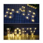 Imágenes de Como hacer letras led para decorar fiestas