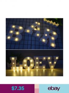 Imágenes de Como hacer letras led para decorar fiestas