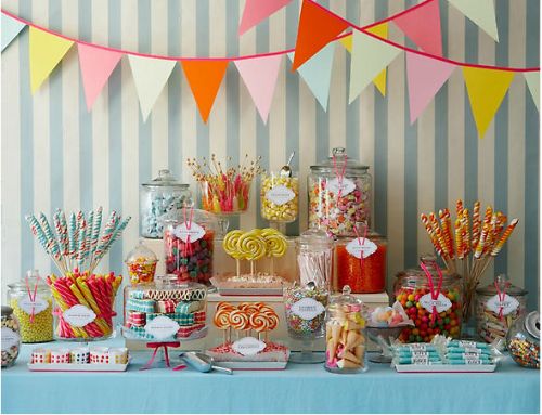 Ejemplos de mesa de dulces para fiestas infantiles
