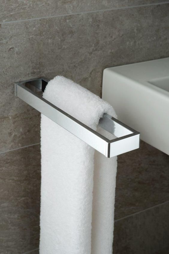 ideas para poner el toallero en tu baño