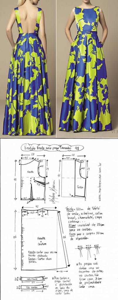 Patrones de vestidos para gorditas | Moldes para vestidos