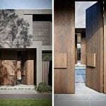 puertas de madera modernas para exterior