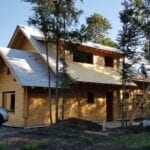 Ideas de casas de campo con techos de dos aguas