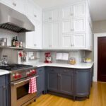Gabinetes de cocinas en color madera natural