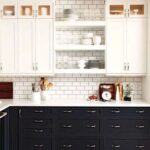 Gabinetes de cocinas en color madera natural