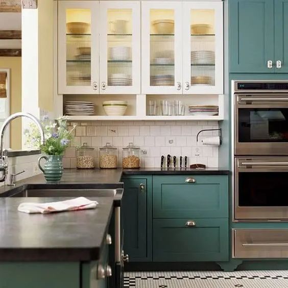 Opciones de colores para gabinetes de cocina modernas