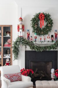 Como decorar la chimenea con un estilo clásico navideño