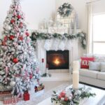 Como decorar la chimenea con un estilo clásico navideño