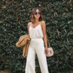 Outfits con culottes blancos
