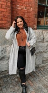 Looks casuales con cardigans plus size