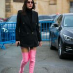 Ideas con botas rosas para invierno