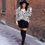 Outfits con suéteres animal print