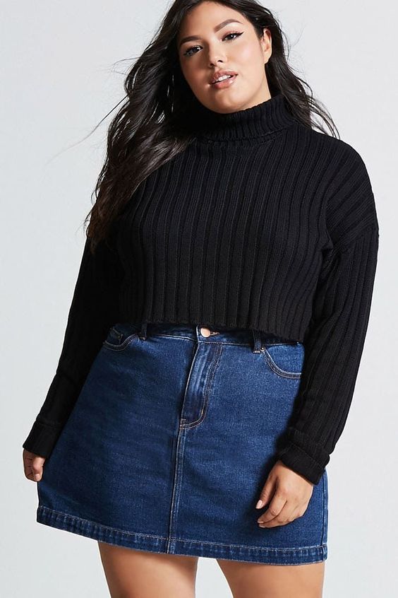 Suéteres básicos en color negro