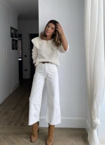 Looks casuales color blanco