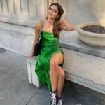Vestidos de color verde en tendencia